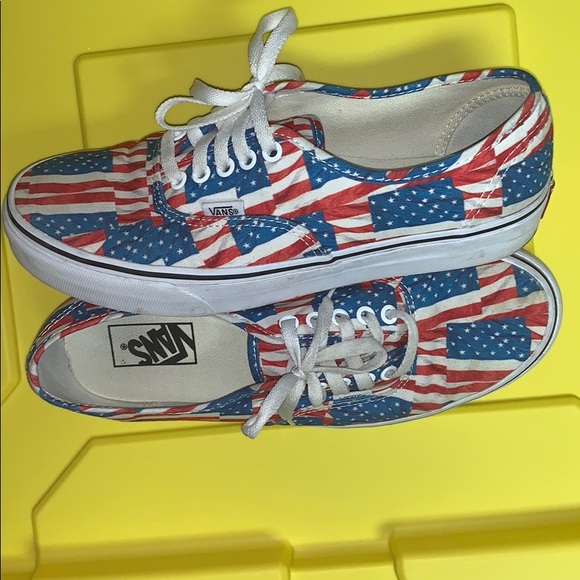 Vans Size 9 (AMERICAN FLAG/RARE) - Picture 4 of 4